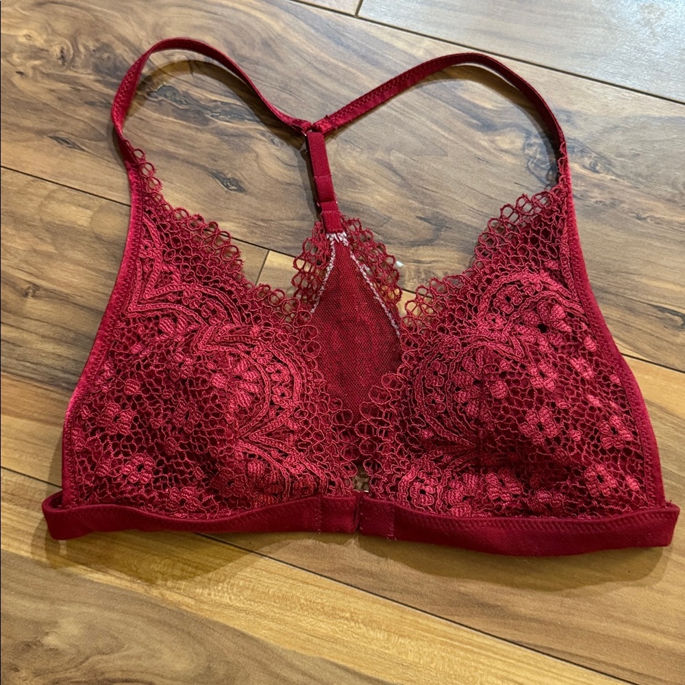 Red Lace Bralette